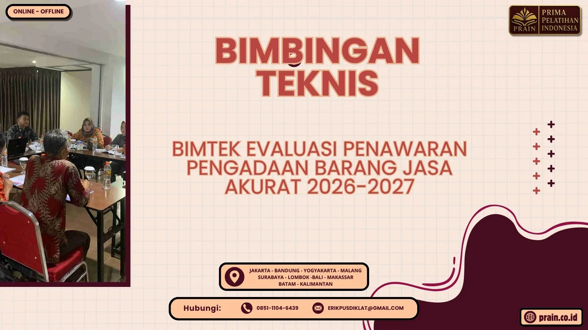 Bimtek Evaluasi Penawaran Pengadaan Barang Jasa Akurat 2026-2027