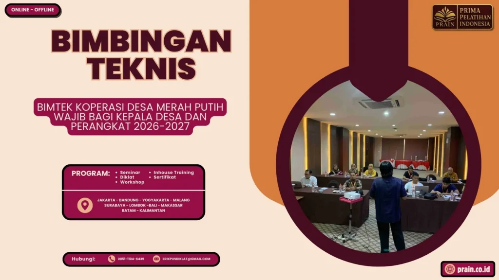 Bimtek Koperasi Desa Merah Putih Wajib bagi Kepala Desa dan Perangkat 2026-2027