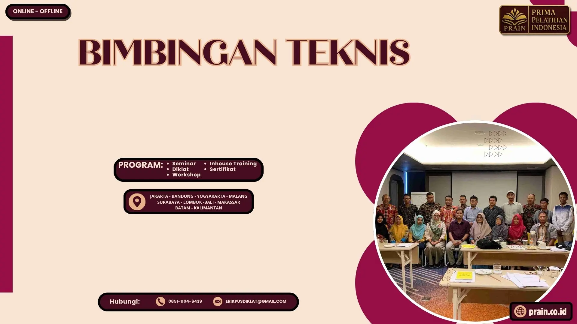 Bimtek Manajemen Acara Dinas Pemerintah Terlengkap Anti Kendala di Lapangan 2026-2027