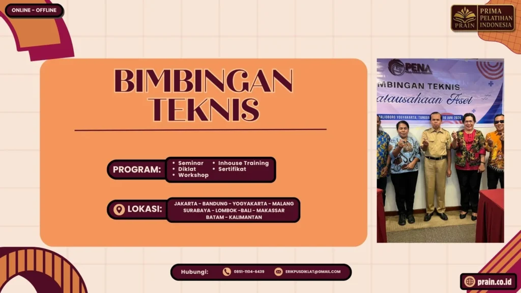 Bimtek Pelaporan Kinerja Pengelolaan Dana Bagi Hasil Akuntabel - Jadwal Lengkap