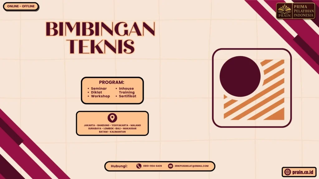 Bimtek Penatausahaan Bendahara Penerimaan Daerah Terlengkap Sesuai SIPD-RI - Jadwal Terbaru