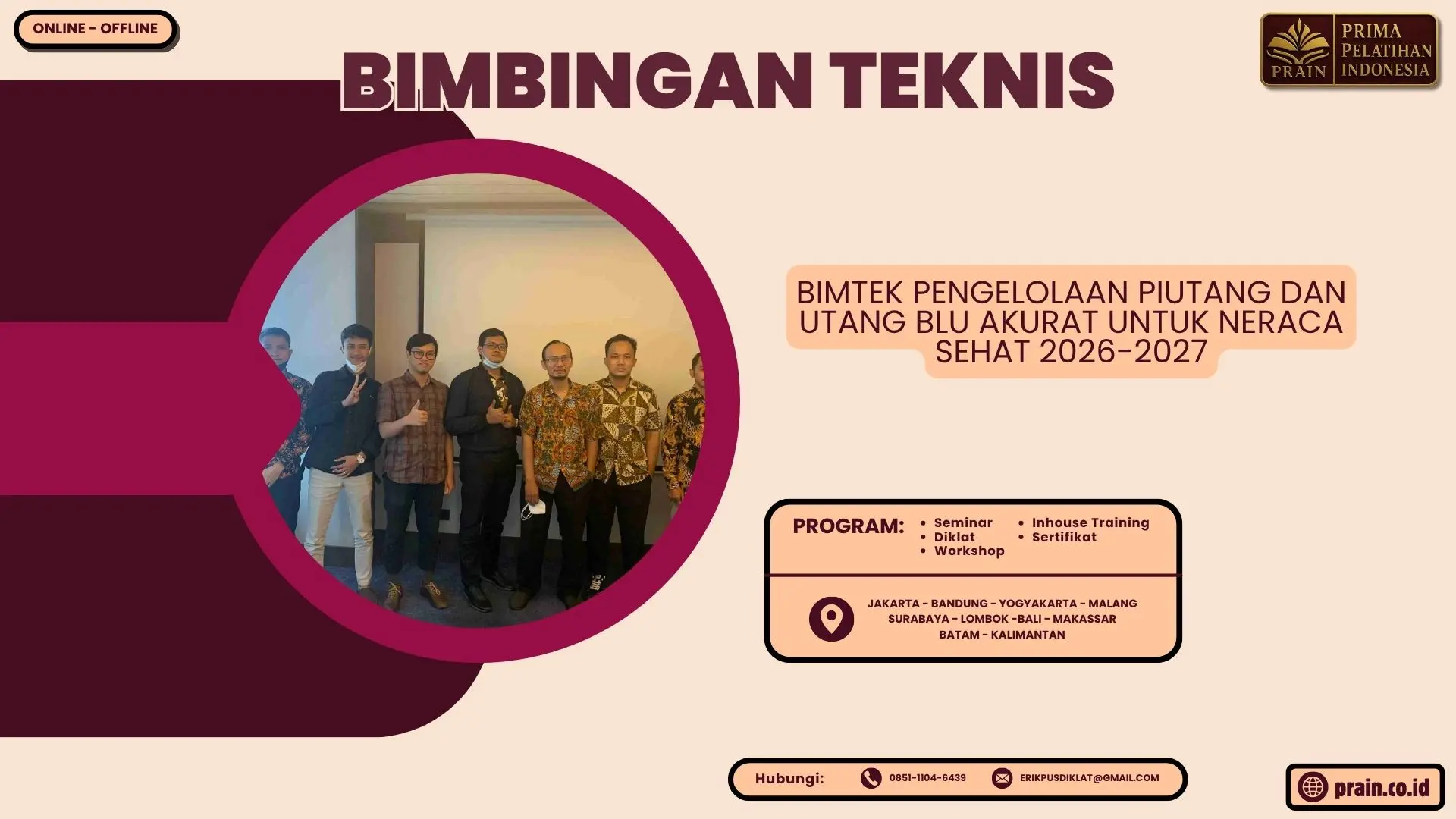 Bimtek Pengelolaan Piutang dan Utang BLU Akurat untuk Neraca Sehat 2026-2027