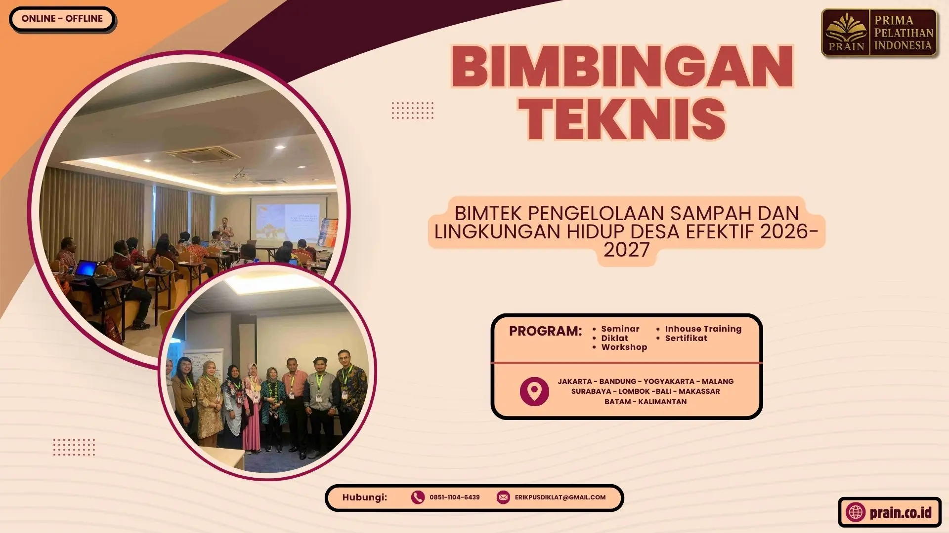 Bimtek Pengelolaan Sampah dan Lingkungan Hidup Desa Efektif 2026-2027