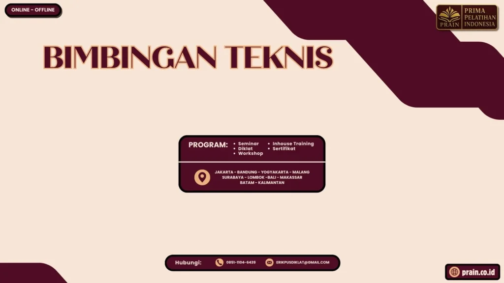 Pelatihan Peningkatan Produktivitas Individu Efektif dan Terukur - Info dan Jadwal Pelatihan