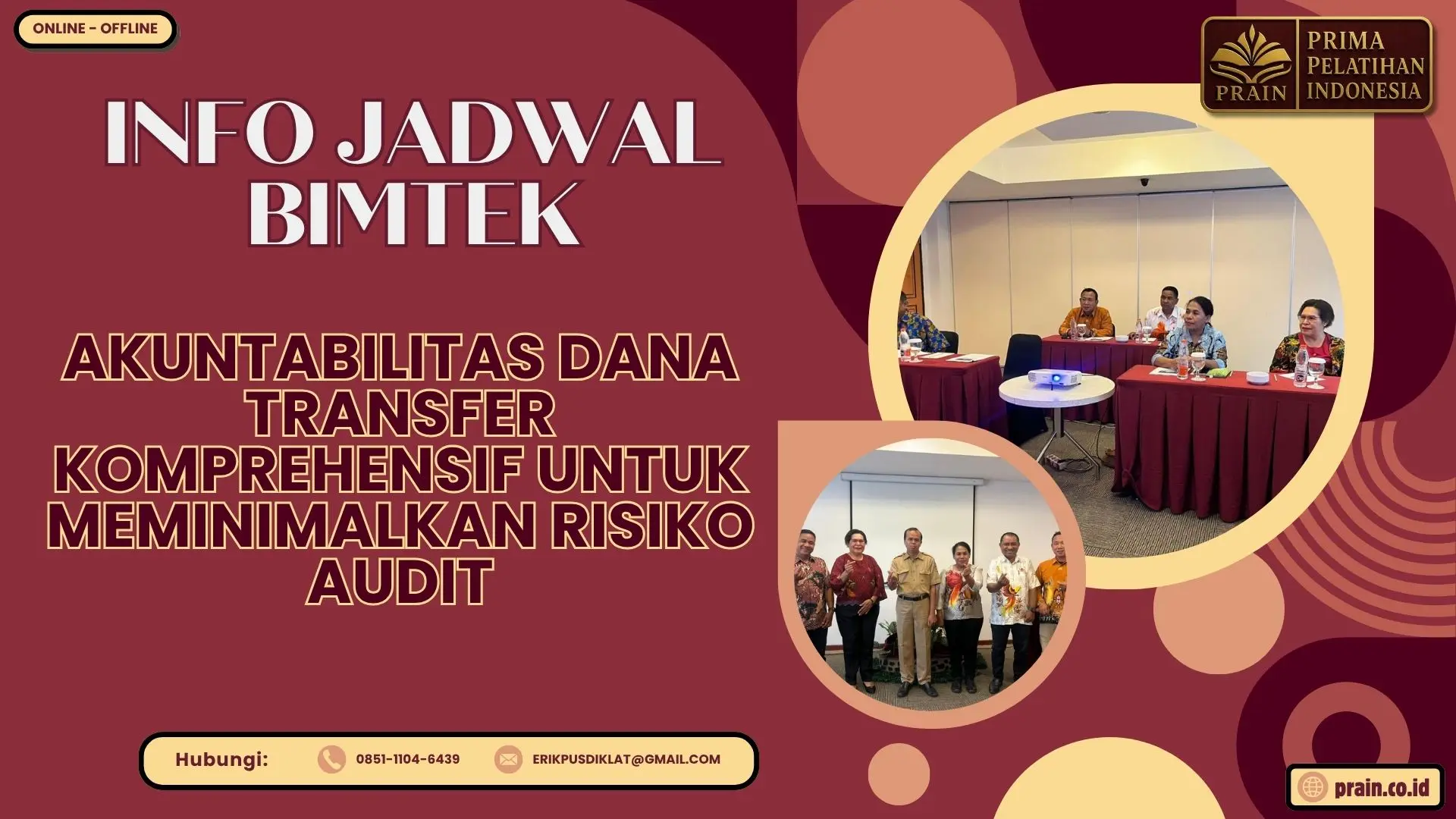 Info Jadwal Bimtek Akuntabilitas Dana Transfer Komprehensif untuk Meminimalkan Risiko Audit 2026-2027