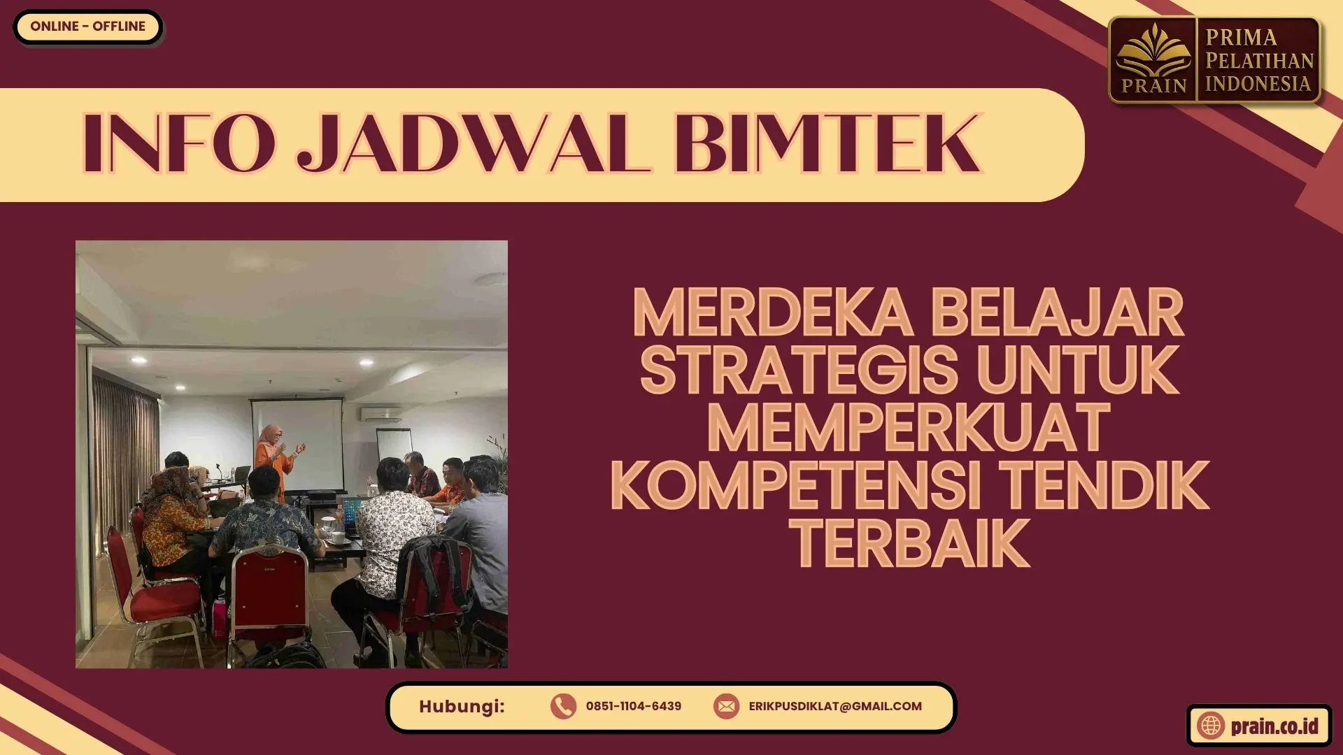 Info Jadwal Bimtek Merdeka Belajar Strategis untuk Memperkuat Kompetensi Tendik Terbaik 2026-2027