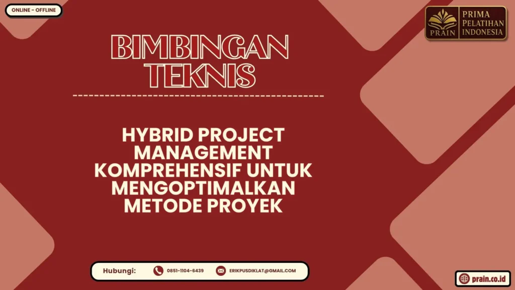 Bimtek Hybrid Project Management Komprehensif untuk Mengoptimalkan Metode Proyek 2026-2027
