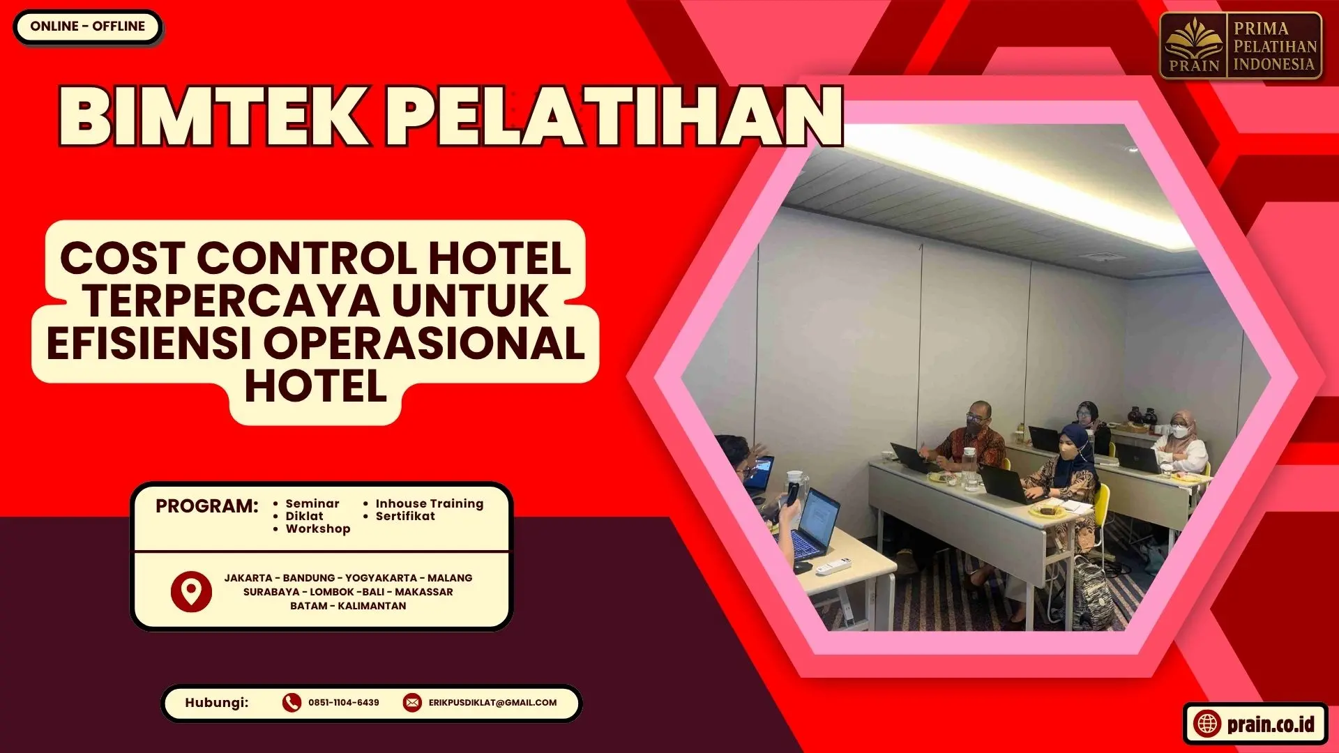 Bimtek Pelatihan Cost Control Hotel Terpercaya untuk Efisiensi Operasional Hotel