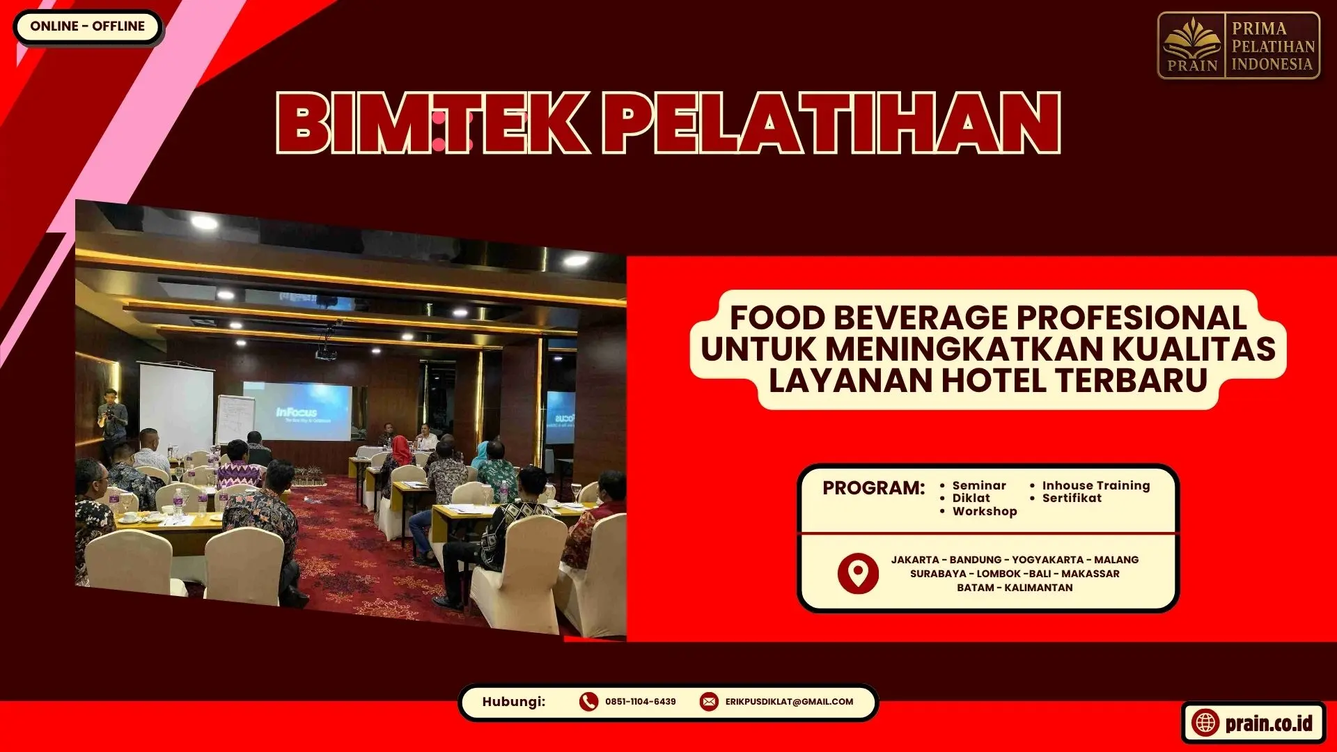 Bimtek Pelatihan Food Beverage Profesional untuk Meningkatkan Kualitas Layanan Hotel Terbaru