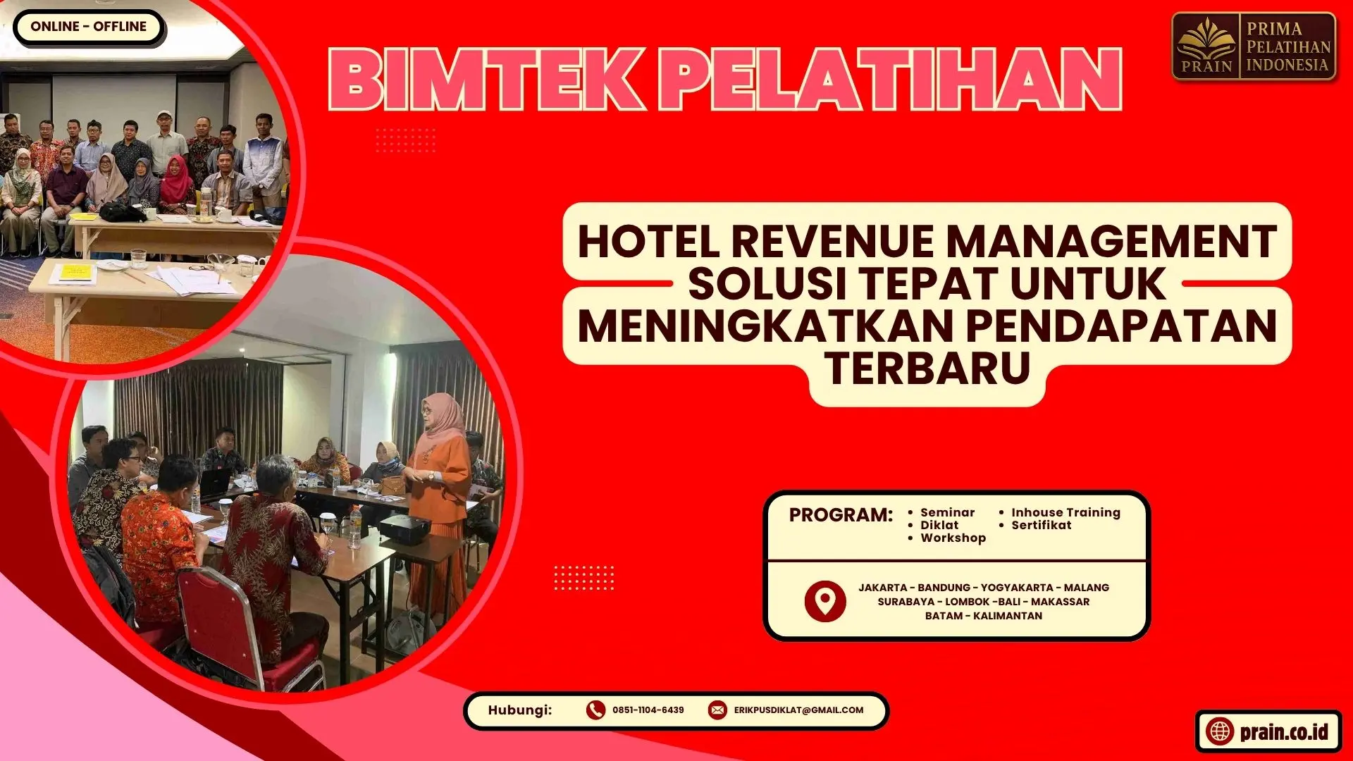 Bimtek Pelatihan Hotel Revenue Management Solusi Tepat untuk Meningkatkan Pendapatan Terbaru