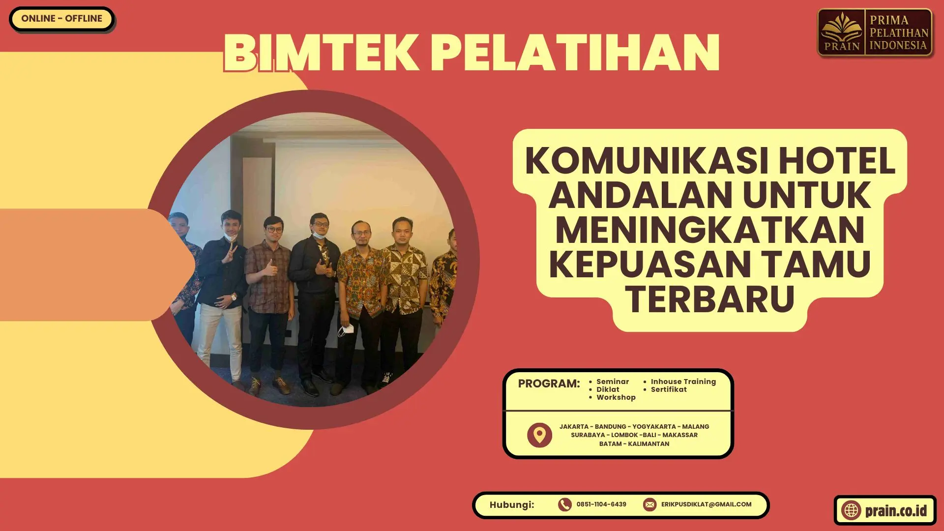 Bimtek Pelatihan Komunikasi Hotel Andalan untuk Meningkatkan Kepuasan Tamu Terbaru