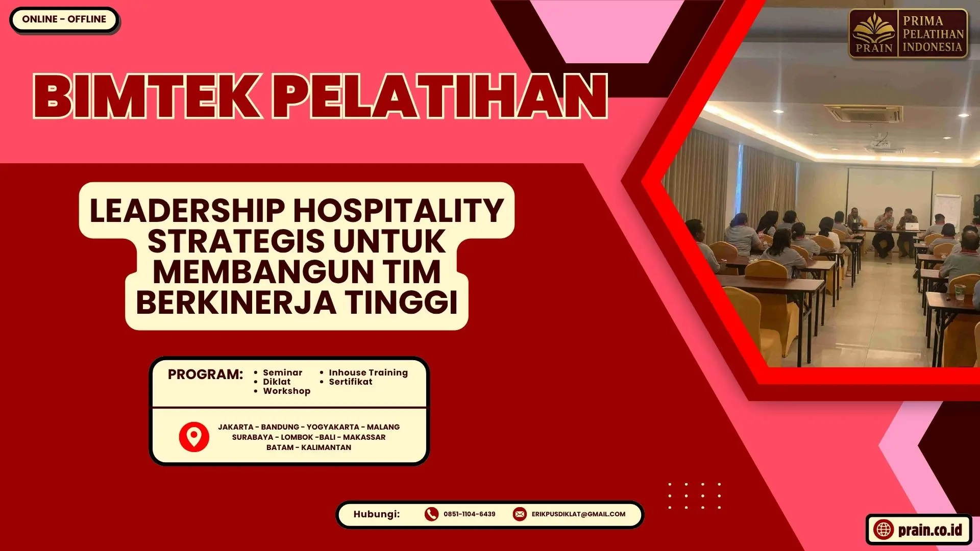 Bimtek Pelatihan Leadership Hospitality Strategis untuk Membangun Tim Berkinerja Tinggi Terbaru