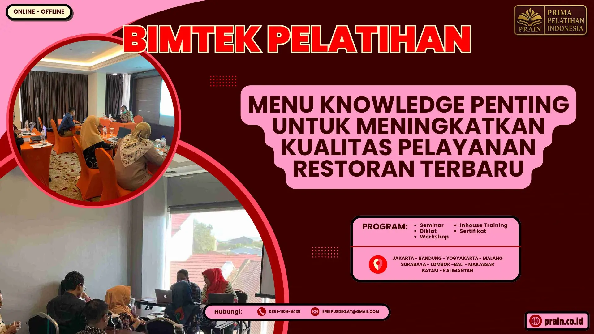 Bimtek Pelatihan Menu Knowledge Penting untuk Meningkatkan Kualitas Pelayanan Restoran Terbaru