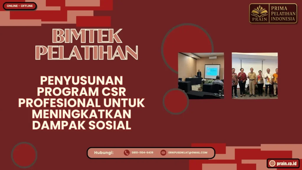 Bimtek Pelatihan Penyusunan Program CSR Profesional untuk Meningkatkan Dampak Sosial 2026-2027