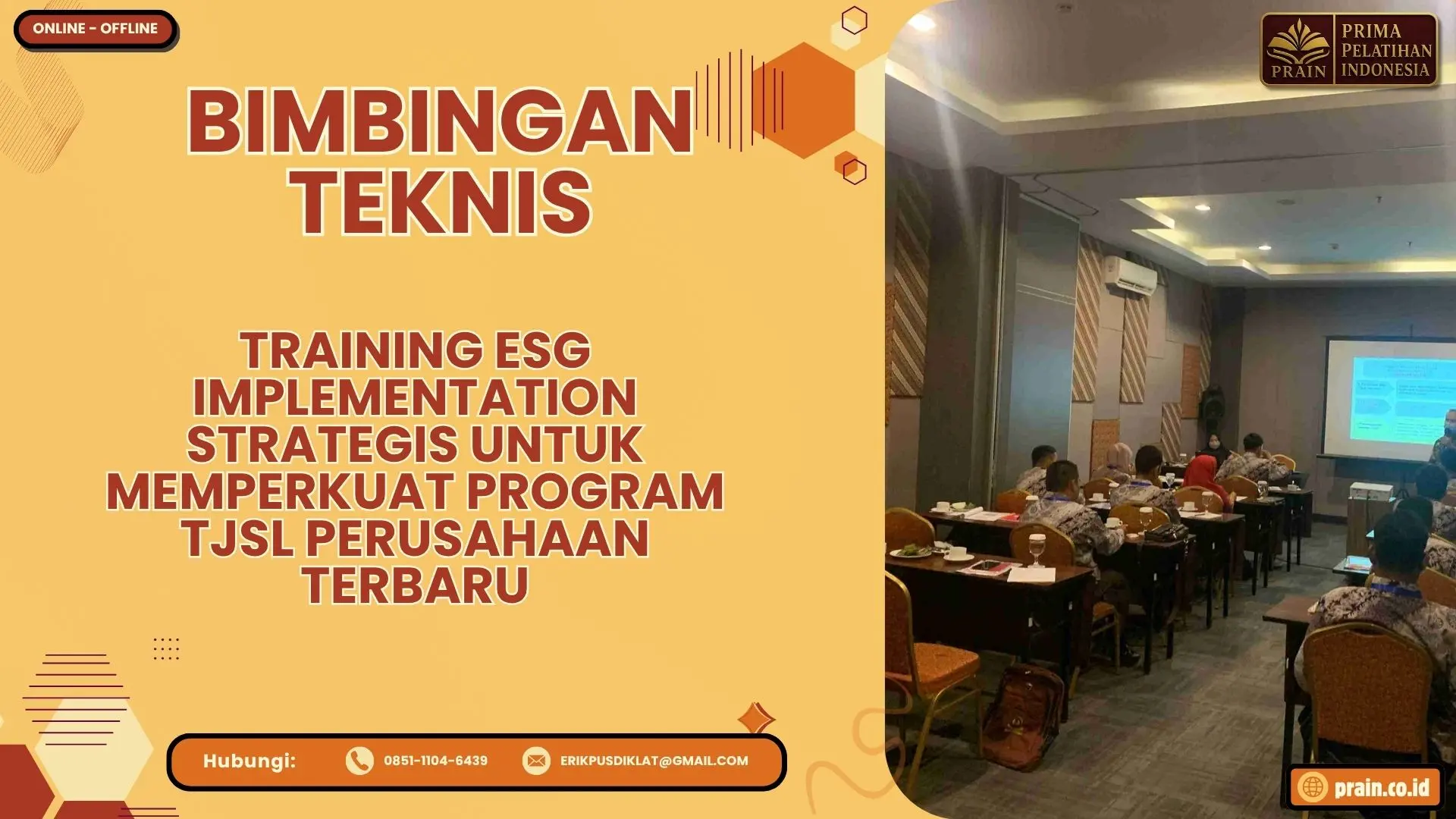 Bimtek Training ESG Implementation Strategis untuk Memperkuat Program TJSL Perusahaan Terbaru 2026-2027