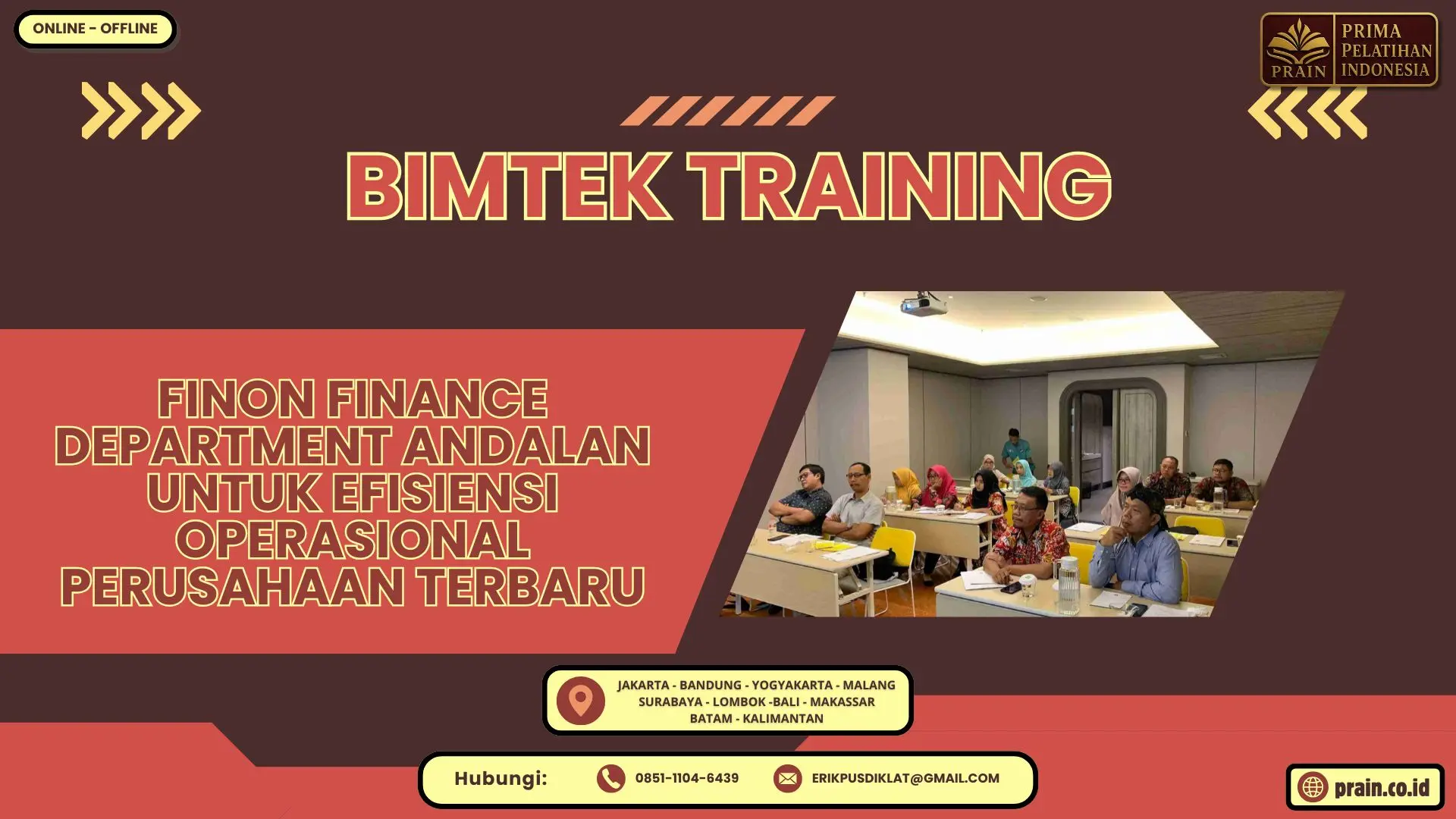 Bimtek Training FINON Finance Department Andalan untuk Efisiensi Operasional Perusahaan Terbaru