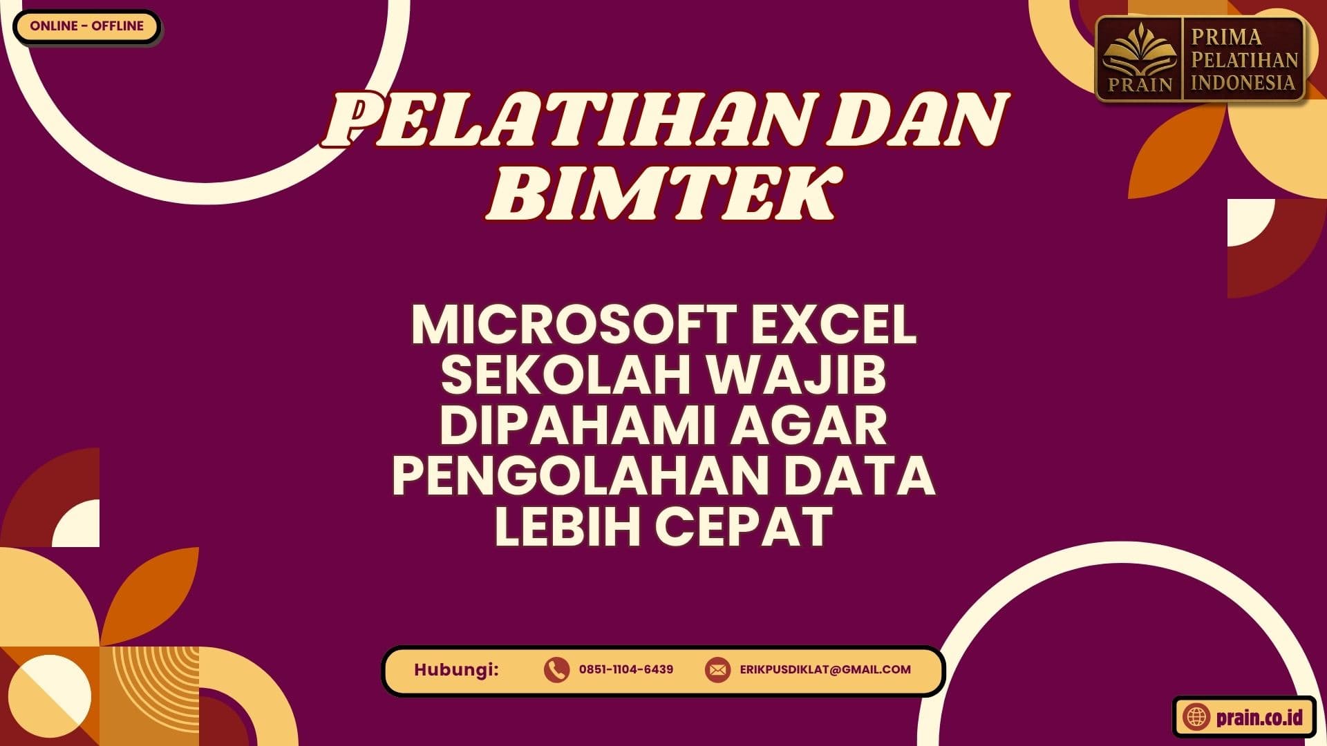Pelatihan dan Bimtek Microsoft Excel Sekolah Wajib Dipahami agar Pengolahan Data Lebih Cepat 2026-2027