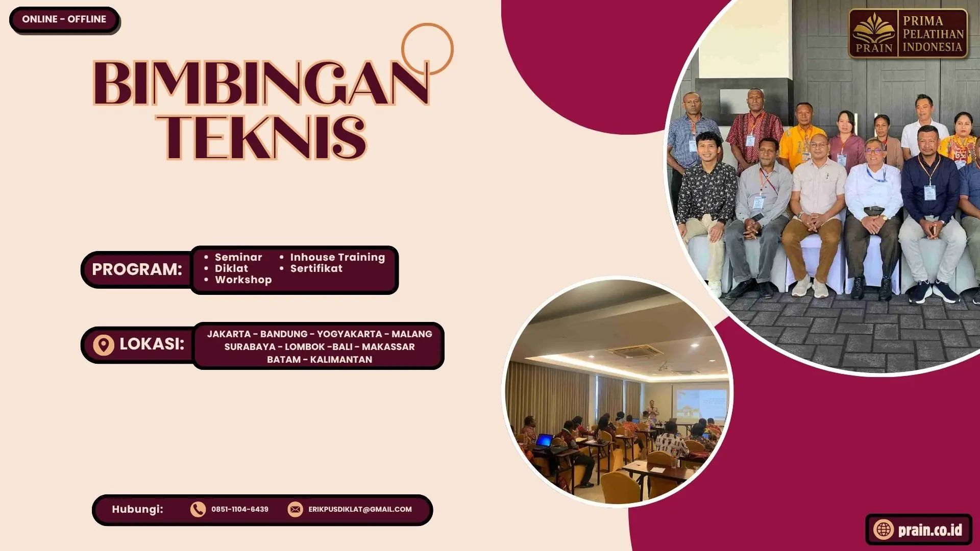 Training Tim Internal Perusahaan Berbasis Kebutuhan Tepat Sasaran 2026-2027 Jadwal Terbaru