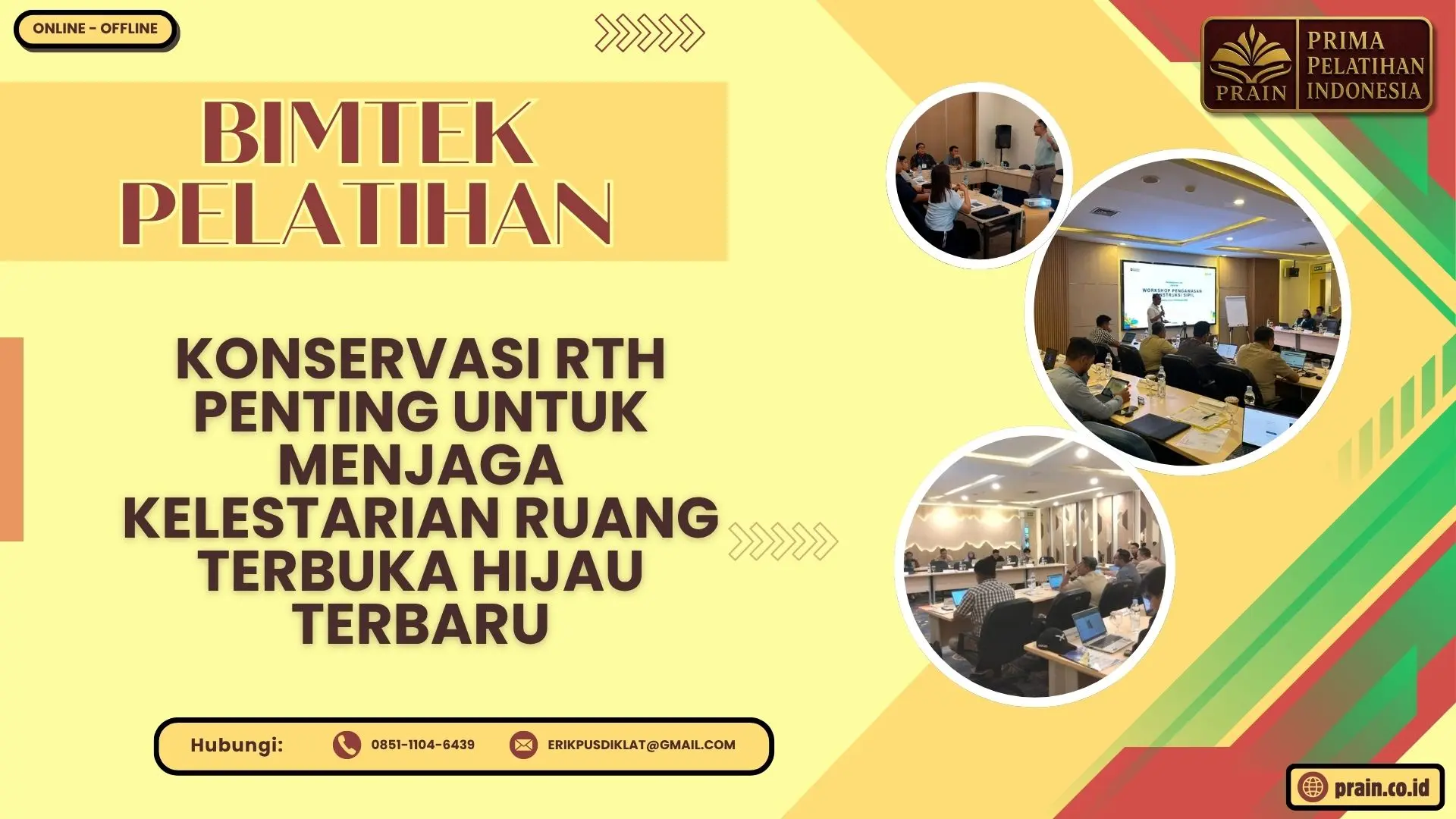 Bimtek Pelatihan Konservasi RTH Penting untuk Menjaga Kelestarian Ruang Terbuka Hijau Terbaru
