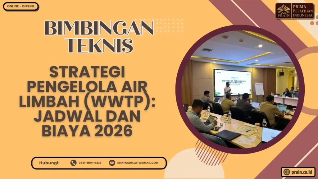 Bimtek Strategi Pengelola Air Limbah (WWTP): Jadwal dan Biaya 2026