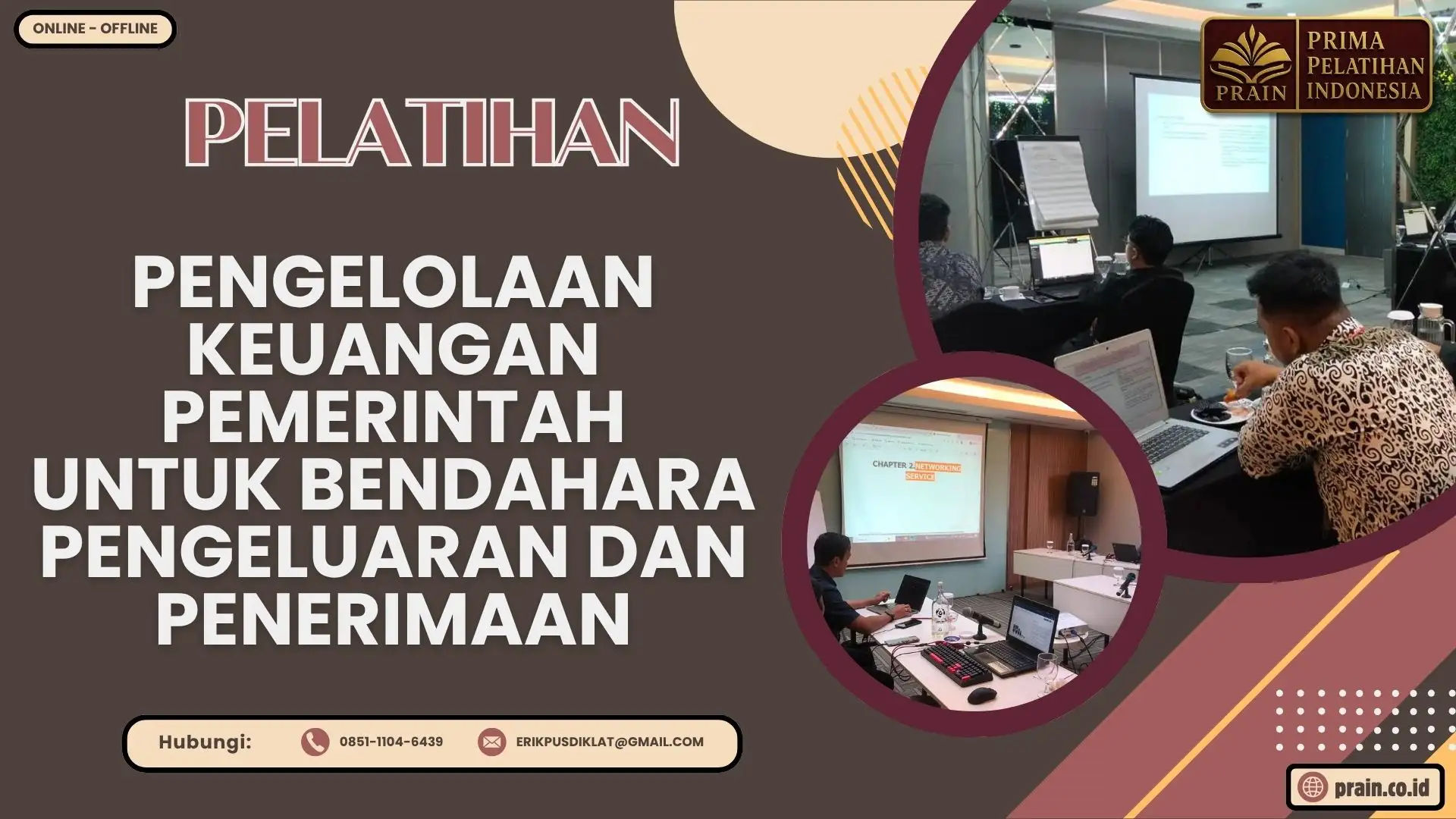 Pelatihan Pengelolaan Keuangan Pemerintah untuk Bendahara Pengeluaran dan Penerimaan