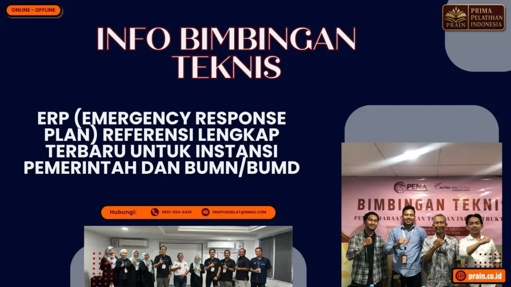 Info Bimtek ERP (Emergency Response Plan) Referensi Lengkap 2026–2027 Terbaru untuk Instansi Pemerintah dan BUMN/BUMD