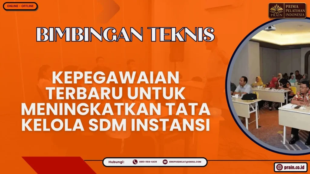 Bimtek Kepegawaian 2026 untuk Meningkatkan Tata Kelola SDM Instansi