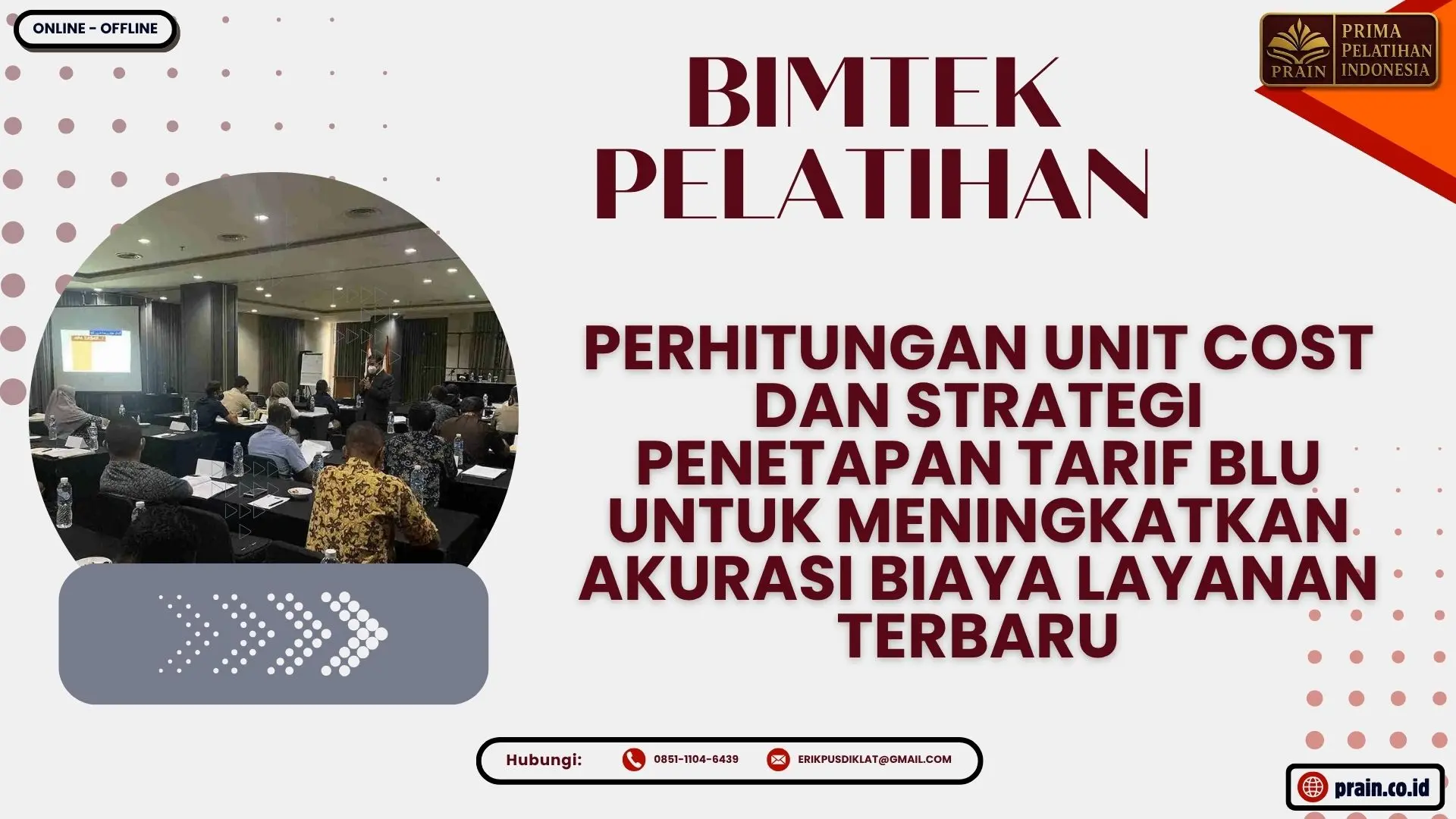 Bimtek Perhitungan Unit Cost dan Strategi Penetapan Tarif BLU 2026–2027 untuk meningkatkan akurasi biaya layanan